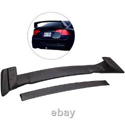 ABS Trunk Spoiler Rear Wing for Honda Civic 2006-2011 FD2 Sedan 4-Door Black