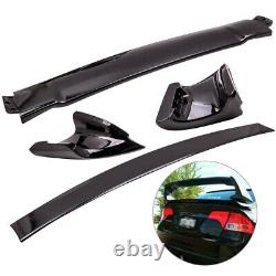 ABS Trunk Spoiler Wing Rear For Honda Civic 2006-2011 4dr Sedan Matte Black