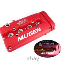 Blue Mugen Styl Racing Engine Valve Cover For Honda Civic B16 B17 B18 VTEC B18C