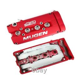Blue Mugen Styl Racing Engine Valve Cover For Honda Civic B16 B17 B18 VTEC B18C