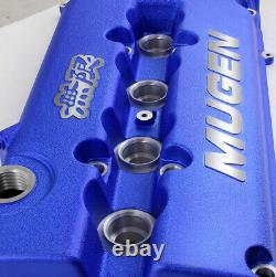 Car Engine Valve Cover Mugen B16 B17 B18 VTEC B18C DOHC For Honda Acura Blue