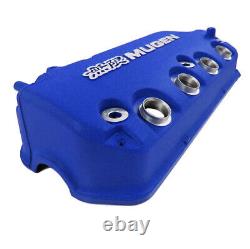 Car Engine Valve Cover Mugen D16Y8 D16Y7 VTEC SOHC Blue For Honda Civic