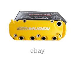 Car Engine Valve Cover Mugen SOHC VTEC D16Y7 D16Y8 Yellow For Honda Civic