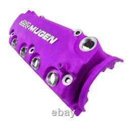 Car Engine Valve Cover Mugen SOHC VTEC D16Y8 D16Y7 Purple For Honda Civic