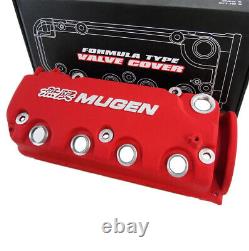 Car Engine Valve Cover Mugen SOHC VTEC D16Y8 D16Y7 Red For Honda Civic