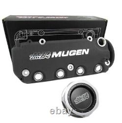 Car Engine Valve Cover Oil Cap Mugen SOHC VTEC Black For Honda Civic