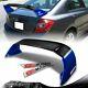 Carbon Fiber Factory Blue Rear Spoiler Wing Mugen For 12-15 Honda Civic Sedan