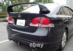 Carbon Fiber For 2006-2011 Honda Civic TR MUGEN Style Rear Trunk Spoiler Wings