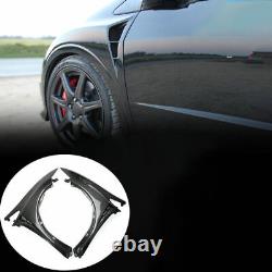 Carbon Fiber Mugen Car Side Sticker Trim For Honda Civic Type R Air Flow Vent