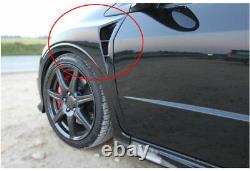 Carbon Fiber Mugen Car Side Sticker Trim For Honda Civic Type R Air Flow Vent