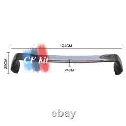 Carbon Fiber Rear Trunk Spoiler Wings For 2006-2011 Honda CIVIC Tr Mugen Style