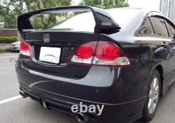 Carbon Fiber Rear Trunk Spoiler Wings For 2006-2011 Honda Civic TR MUGEN Style