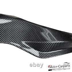 Carbon Look For 22-24 Honda Civic Hatchback 11th Rear Bumper Lip Apron Splitters