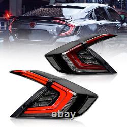 Clear Tail Lights For Honda Civic Hatchback 2017-2021 Mugen FK7 FK8 Sequential