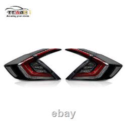 Clear Tail Lights For Honda Civic Hatchback 2017-2021 Mugen FK7 FK8 Sequential