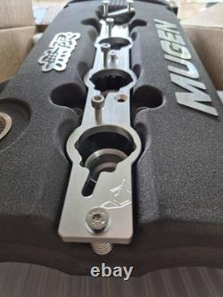 Coil On Plug Bracket With MUGEN Style Valve Cover Grey Honda Civic Vtec B