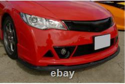 Dry Carbon Fiber Mugen Front Bumper Lip Chin Spoiler For Honda Civic 2006-2011