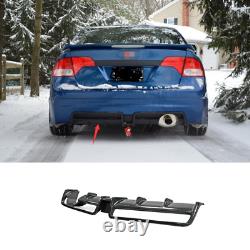 Dry Carbon Fiber Mugen Rear Bumper Diffuser Spoiler Bodykit For Honda Civic SI