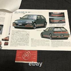 EF Honda Civic Mugen Brochure JDM Catalog Rare EF9 EF3 Hatchback 88-91 87 89 90