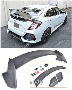 EOS Type R Style Rear Spoiler Wing ABS Roof For Civic Hatchback 2017-2021 CTR