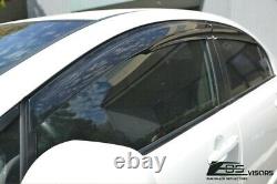EOS Visors For 06-11 Honda Civic Sedan JDM Mugen II Style Side Rain Deflectors