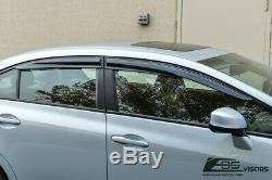 EOS Visors For 12-15 Honda Civic Sedan JDM MUGEN Side Vents Window Rain Guards