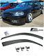 Eos Visors For 96-00 Civic 2/3dr Clip-on Style Side Window Rain Guard Deflectors