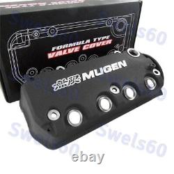 Engine Valve Cover BK MUGEN Racing Rocker For Honda Civic D16Y8 D16Y7 VTEC SOHC