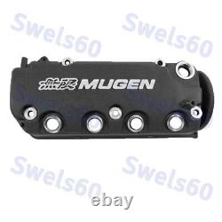 Engine Valve Cover BK MUGEN Racing Rocker For Honda Civic D16Y8 D16Y7 VTEC SOHC