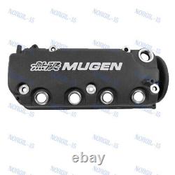 Engine Valve Cover BK MUGEN Racing Rocker with Oil Cap For Honda Civic VTEC SOHC