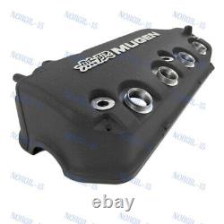 Engine Valve Cover BK MUGEN Racing Rocker with Oil Cap For Honda Civic VTEC SOHC