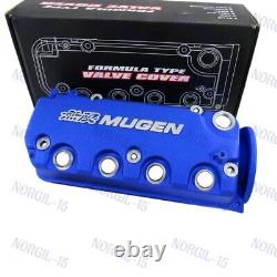 Engine Valve Cover For 1992-1995 Honda Civic SOHC VTEC Blue MUGEN Style Type R