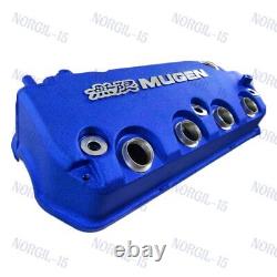 Engine Valve Cover For 1992-1995 Honda Civic SOHC VTEC Blue MUGEN Style Type R