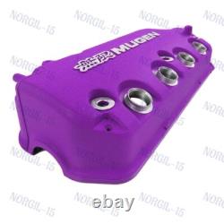 Engine Valve Cover For Honda Civic D16Y8 D16Y7 VTEC SOHC New Purple MUGEN Racing