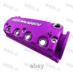 Engine Valve Cover For Honda Civic D16Y8 D16Y7 VTEC SOHC New Purple MUGEN Racing