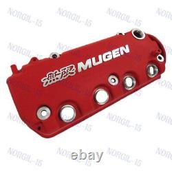 Engine Valve Cover For Honda Civic D16Y8 D16Y7 VTEC SOHC Rocker Red MUGEN Racing