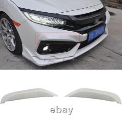 FRP Side Lip Splitter For 2017-2019 Honda Civic Mugen Style FK7 Hatchback