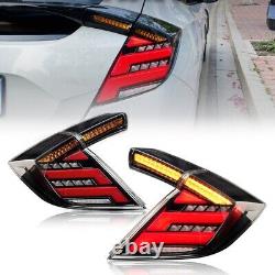 FULL LED Mugen Tail Lights Rear Lamps for Honda Civic Hatchback Type R 2016-2021