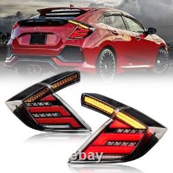 FULL LED Mugen Tail Lights Rear Lamps for Honda Civic Hatchback Type R 2016-2021