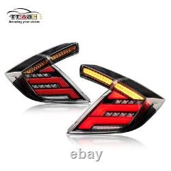 FULL LED Mugen Tail Lights Rear Lamps for Honda Civic Hatchback Type R 2016-2021