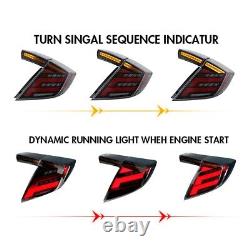 FULL LED Mugen Tail Lights Rear Lamps for Honda Civic Hatchback Type R 2016-2021