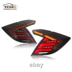 FULL LED Mugen Tail Lights Rear Lamps for Honda Civic Hatchback Type R 2016-2021