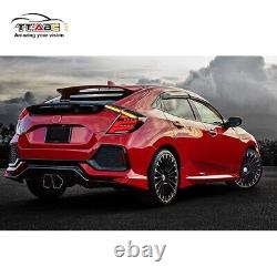 FULL LED Mugen Tail Lights Rear Lamps for Honda Civic Hatchback Type R 2016-2021