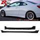 Fit 06-11 Honda Civic 2dr Side Skirts Pair Left Right Side Mugen Style Pu