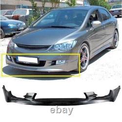 Fit 09-11 Honda Civic 4Dr Sedan PU Mugen Front Bumper Lip Spoiler Bodykit