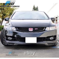 Fit 09-11 Honda Civic Coupe Mugen Style PU Front Bumper Lip Spoiler Bodykit