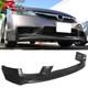 Fit 09-11 Honda Civic Sedan Mugen Style Front Bumper Lip Spoiler Unpainted Pu