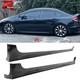 Fit 12-15 Honda Civic 9th 4dr Mugen Rr Style Side Skirts Rocker Panels Abs 2pcs