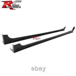 Fit 12-15 Honda Civic 9th 4Dr Mugen RR Style Side Skirts Rocker Panels ABS 2PCS