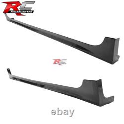 Fit 12-15 Honda Civic 9th 4Dr Mugen RR Style Side Skirts Rocker Panels ABS 2PCS